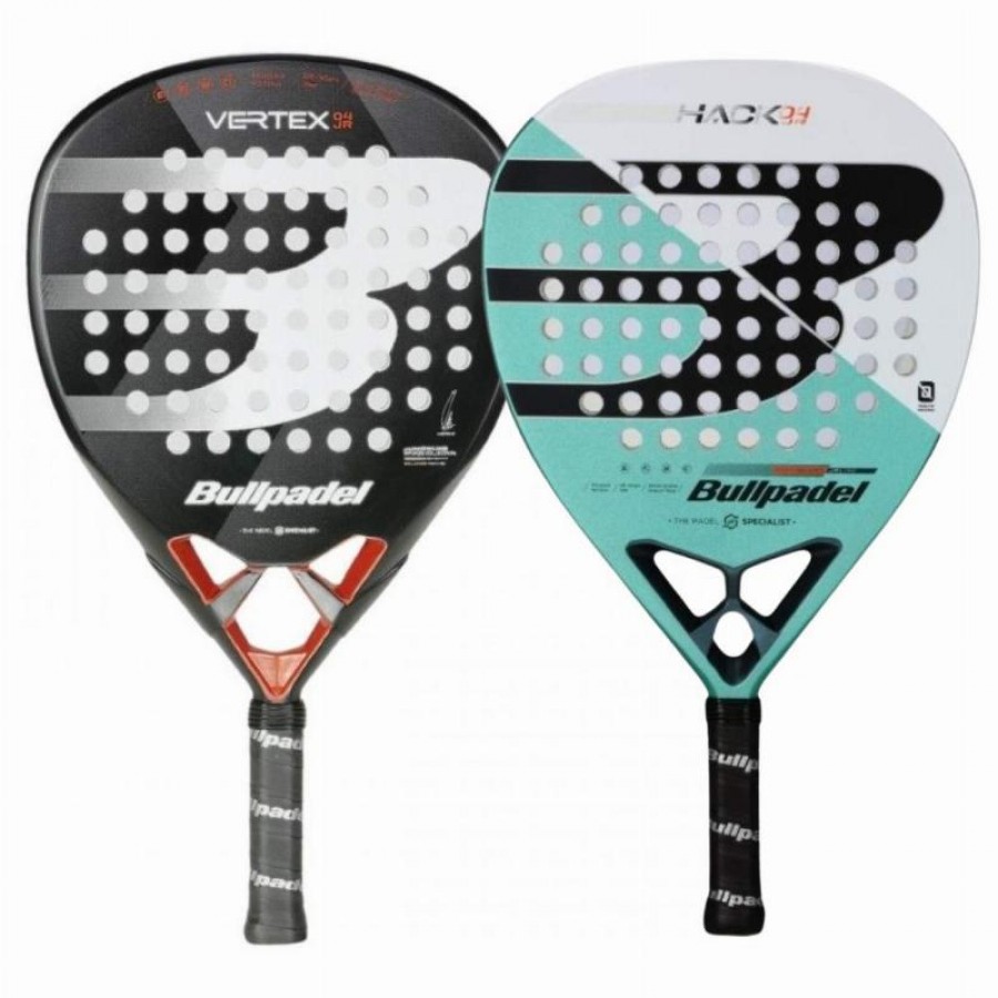 Pack Pala Bullpadel Vertex 04 Junior 25 y Hack 04 Junior 25  Offer + Cheap