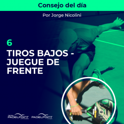 6.TIROS BAJOS -JUEGUE DE FRENTE