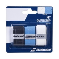 Babolat My Overgrip Blue White Black Blister Pack 3 Units