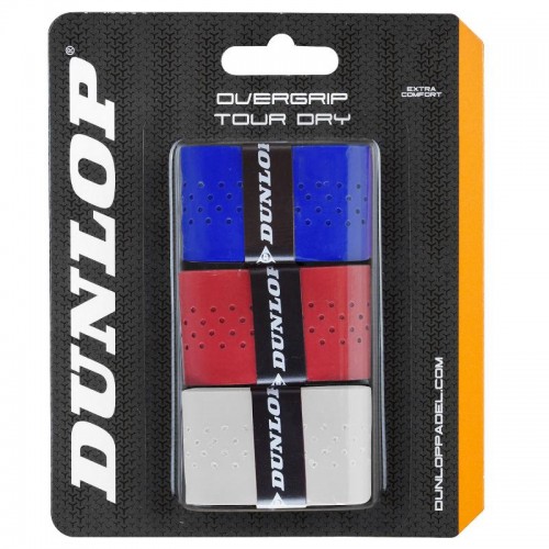 Blister Dunlop 3 Overgrips Tour Colores secco Blister Dunlop 3 Overgrips Tour Colores secco