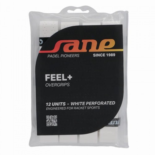 Blister Overgrips Sane Perforated White 12 Units
