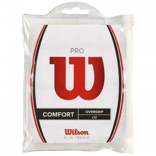 Blister Wilson 12 Overgrips Pro Blanc Blister Wilson 12 Overgrips Pro Blanc