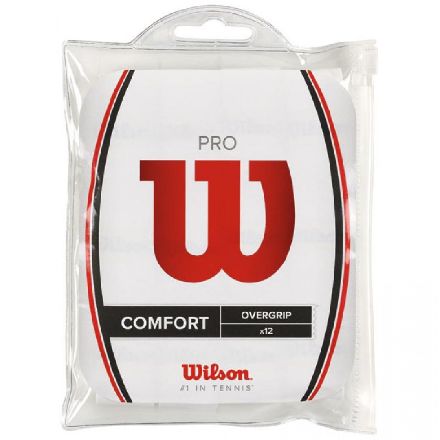 Blister Wilson 12 Overgrips Pro White