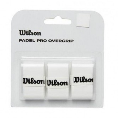 Blister Wilson Padel Pro Blanc 3 Overgrips Blister Wilson Padel Pro Blanc 3 Overgrips