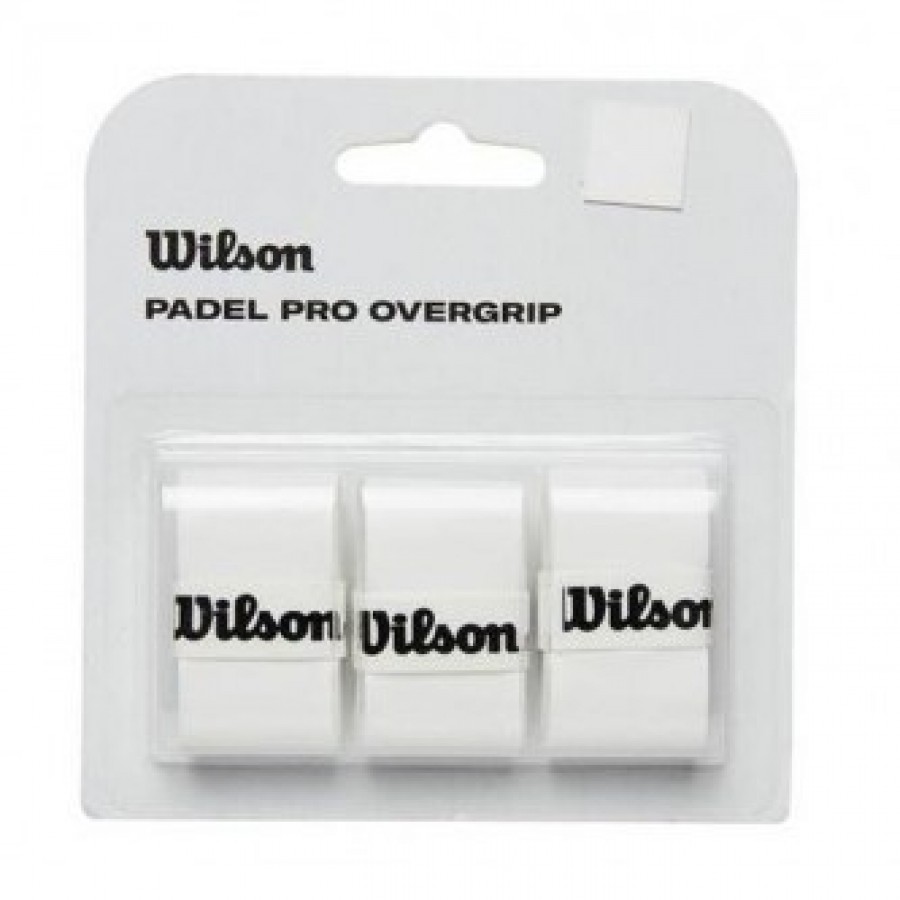 Blister Wilson Padel Pro Blanco 3 Overgrips