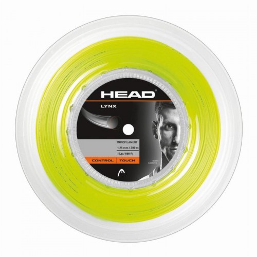 Carretel de Corda Lynx 200m Cabeca 1,25mm Amarelo Carretel de Corda Lynx 200m Cabeca 1,25mm Amarelo