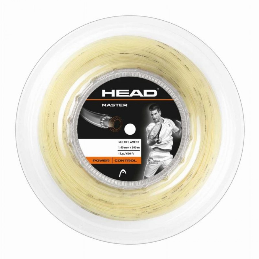 200m Head Master String Bobine 1.40mm Naturel  Offre - Pas cher