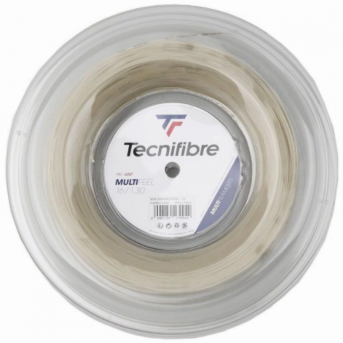 Carretel de Cordas Natural Tecnifibre Multifeel 1.30mm 200m Carretel de Cordas Natural Tecnifibre Multifeel 1.30mm 200m