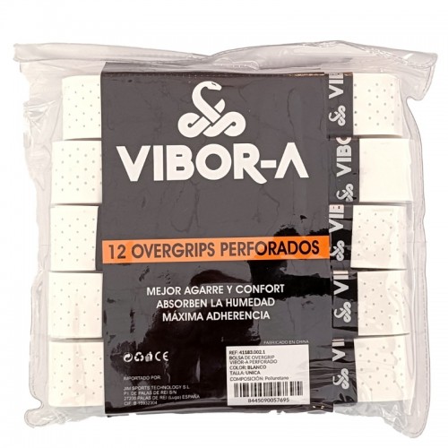 Sacs blancs perforés Vibora 12 surgrips Sacs blancs perforés Vibora 12 surgrips