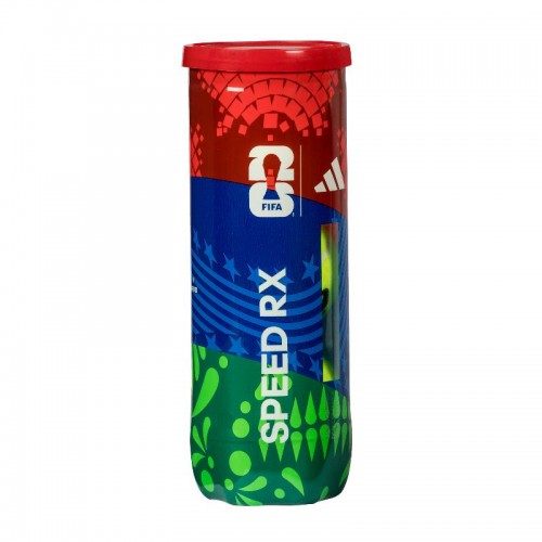 Bote de 3 Pelotas Adidas Speed RX World Cup 2026