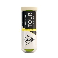 Bote de 3 Pelotas Dunlop Tour Brillance  Oferta + Barato