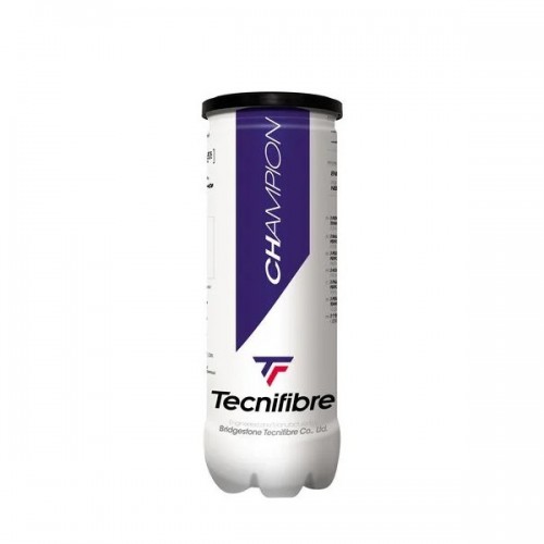 Bote de 4 Pelotas Tecnifibre Champion Bote de 4 Pelotas Tecnifibre Champion