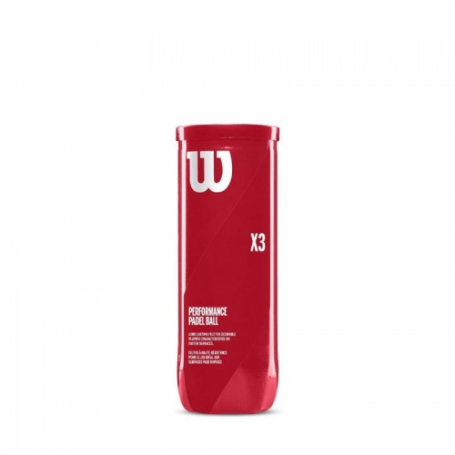 Bote de 3 Pelotas Wilson Padel X3 Bote de 3 Pelotas Wilson Padel X3