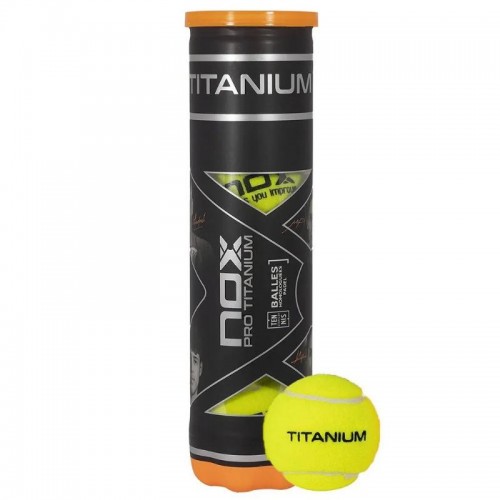 Bote de 4 Pelotas Nox Pro Titanium Bote de 4 Pelotas Nox Pro Titanium