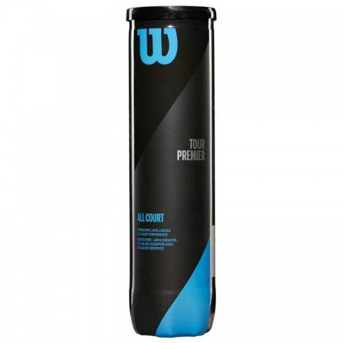 Bote de 4 Pelotas Wilson Tour Premier All Court Bote de 4 Pelotas Wilson Tour Premier All Court