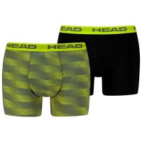 Boxers Head Basic Amarillo Negro 2 Unidades  Oferta + Barato