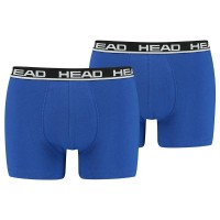 Boxers Head Basic Azul Negro 2 Unidades  Oferta + Barato
