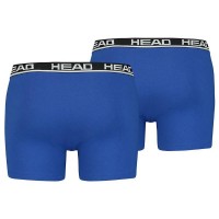 Boxers Head Basic Azul Negro 2 Unidades  Oferta + Barato