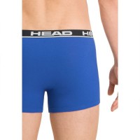Boxers Head Basic Azul Negro 2 Unidades  Oferta + Barato