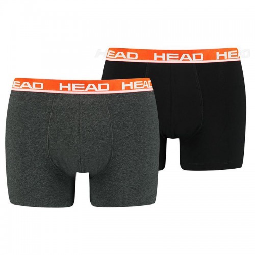Head Basic Boxers Gris Rouge 2 Unites Head Basic Boxers Gris Rouge 2 Unites