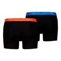 Boxers Head Naranja Azul Negro 2 Unidades  Oferta + Barato