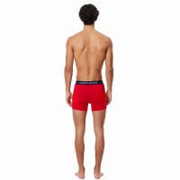 Cuecas Lacoste Azul Marinho Branco Vermelho 3 Unidades  Oferta + Barato