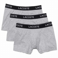 Lacoste Casual Gray Vigore Boxers 3 Units  Offer + Cheap