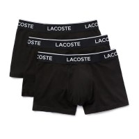 Lacoste Casual Black Boxers 3 Units  Offer + Cheap