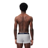 Boxers Lacoste Gris Vigore 3 Unidades  Oferta + Barato