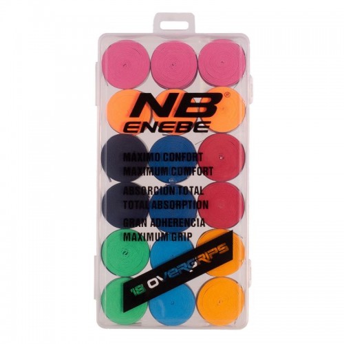 Caja Enebe 18 Overgrip Liso Multicolor Caja Enebe 18 Overgrip Liso Multicolor
