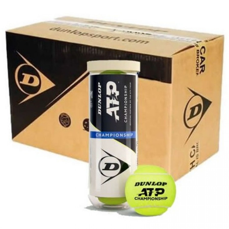 Cajon 72 Pelotas - 24 Botes de 3 Uds - Dunlop ATP Championship