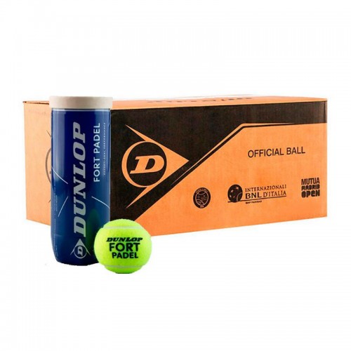 Cajon 72 Pelotas - 24 Botes de 3 uds - Dunlop Fort Padel Cajon 72 Pelotas - 24 Botes de 3 uds - Dunlop Fort Padel