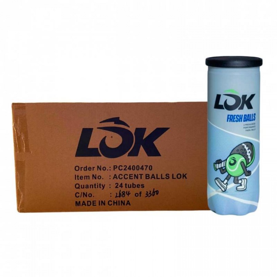 Scatola 72 Palline - 24 Lattine da 3 pz - Lok Fresh  Offerta + Economico