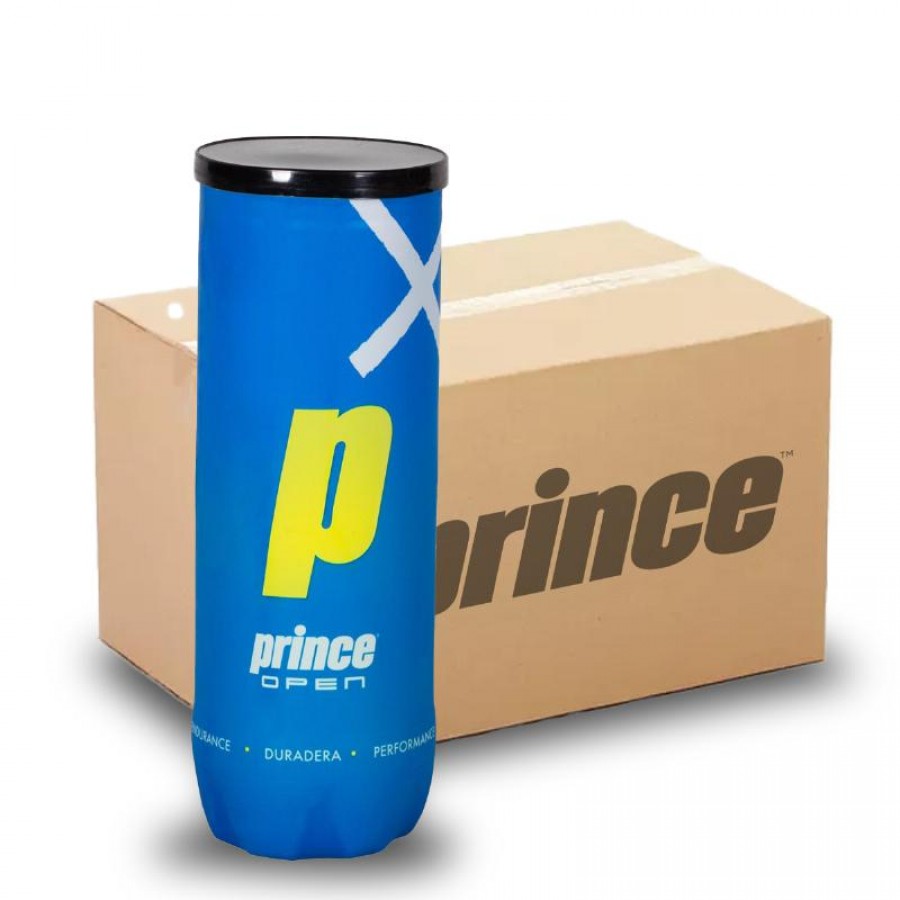 Cajon 72 Pelotas - 24 Botes de 3 uds - Prince Padel Open  Oferta + Barato