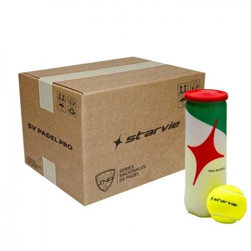 Cajon 72 Pelotas - 24 Botes de 3 uds Starvie Padel Master Cajon 72 Pelotas - 24 Botes de 3 uds Starvie Padel Master