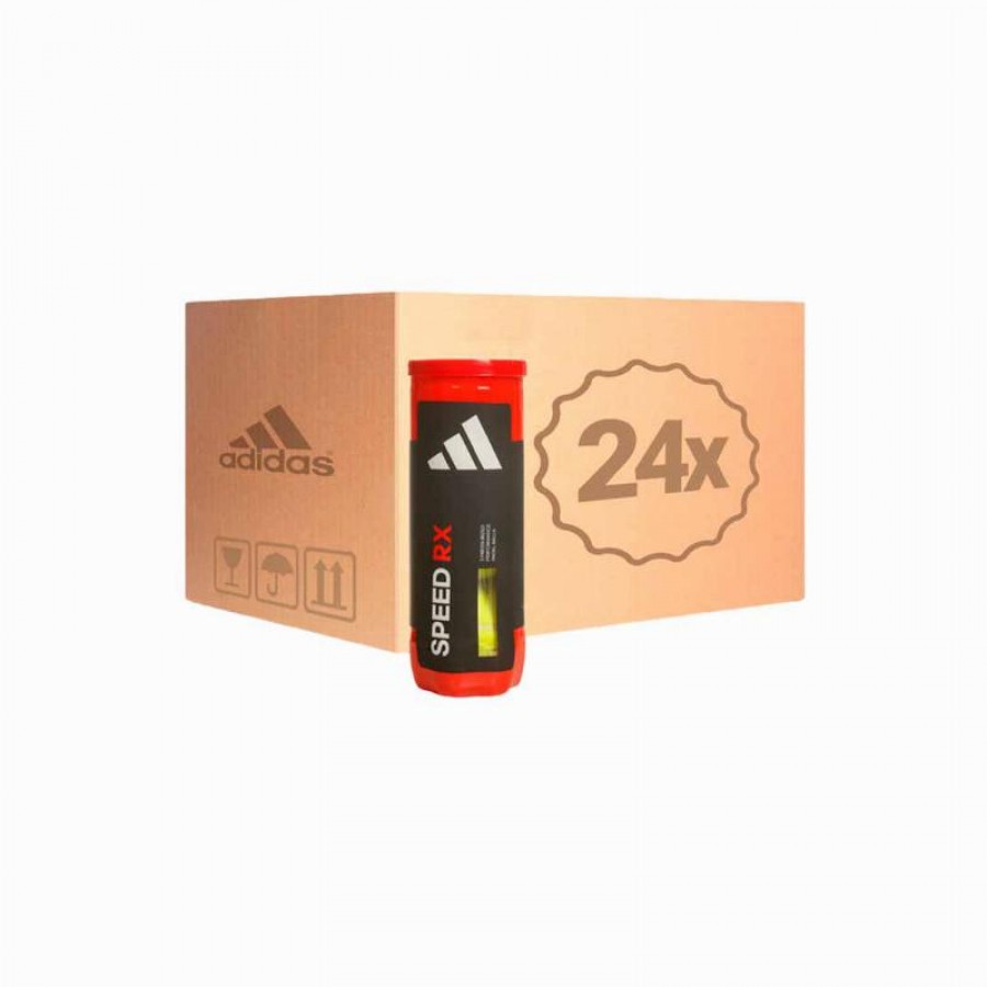 Cajon 72 Padel Balls - 24 Boats of 3 pcs - Adidas Speed RX