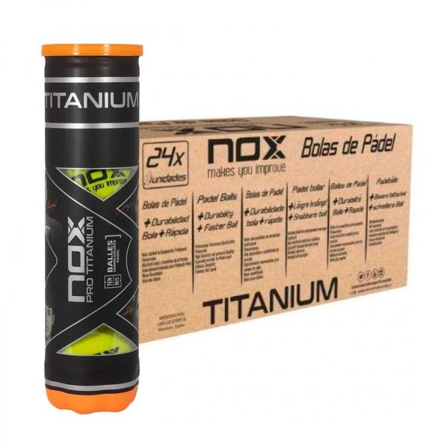 Scatola 96 Palline - 24 Lattine da 4 pz - Nox Pro Titanio  Offerta + Economico