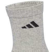 Calcetines Adidas Cushioned Crew Blanco Gris Negro 6 Pares  Oferta + Barato