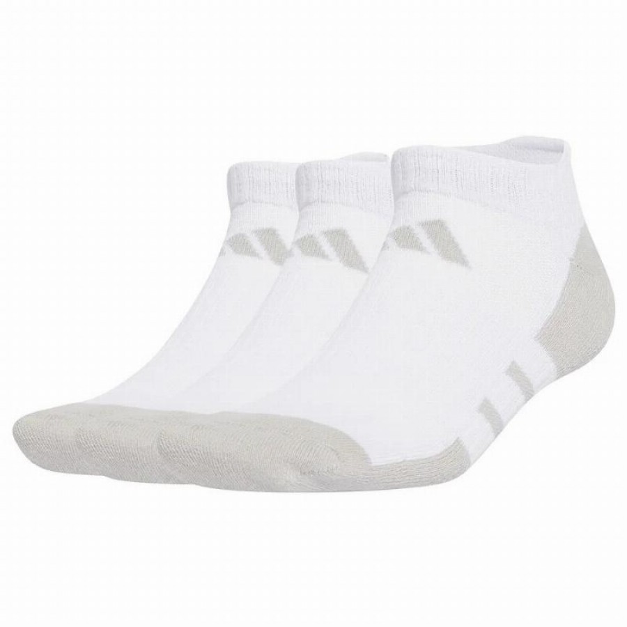 Calcetines Adidas Essentials Cushioned Low Blanco Gris 3 Pares  Offre - Pas cher