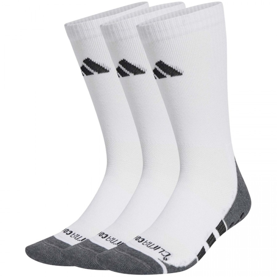 Calcetines Adidas Performance Climacool Crew Blanco Gris 3 Pares  Oferta + Barato