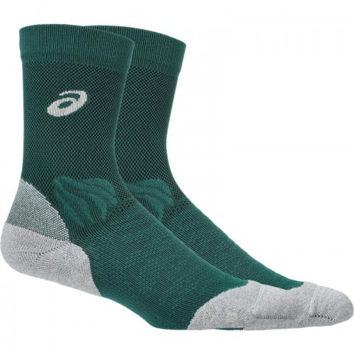 Calcetines Asics Crew Quadra Leve Ténis Verde 1 Par