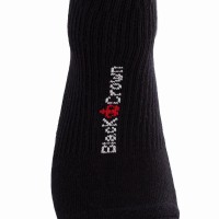 Meias pretas pretas premium Black Crown 1 par  Oferta + Barato