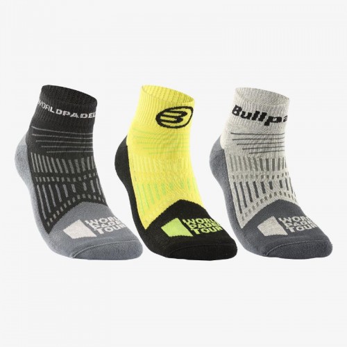 Chaussettes Bullpadel WPT BP2301 3 Paires Chaussettes Bullpadel WPT BP2301 3 Paires