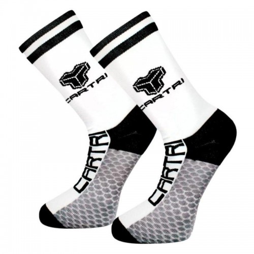 Calze Cartri Adler High Bianco Nero 1 Paio Calze Cartri Adler High Bianco Nero 1 Paio
