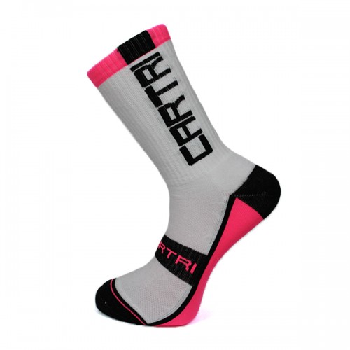 Cartri Slash High White Fucsia Calze 1 paio Cartri Slash High White Fucsia Calze 1 paio