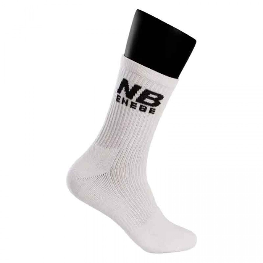 Enebe Revolution Mid-Calf Socks White 1 Pair PADELPOINT Enebe Revolution Mid-Calf Socks White 1 Pair