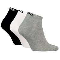 Tênis Head All Sports Preto Branco Cinza Meias 3 Pares  Oferta + Barato