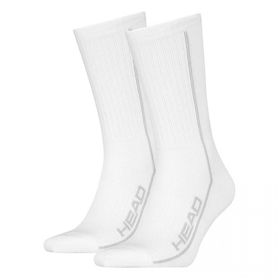 Calcetines Head Performance Crew Blanco 2 Peças  Oferta + Barato