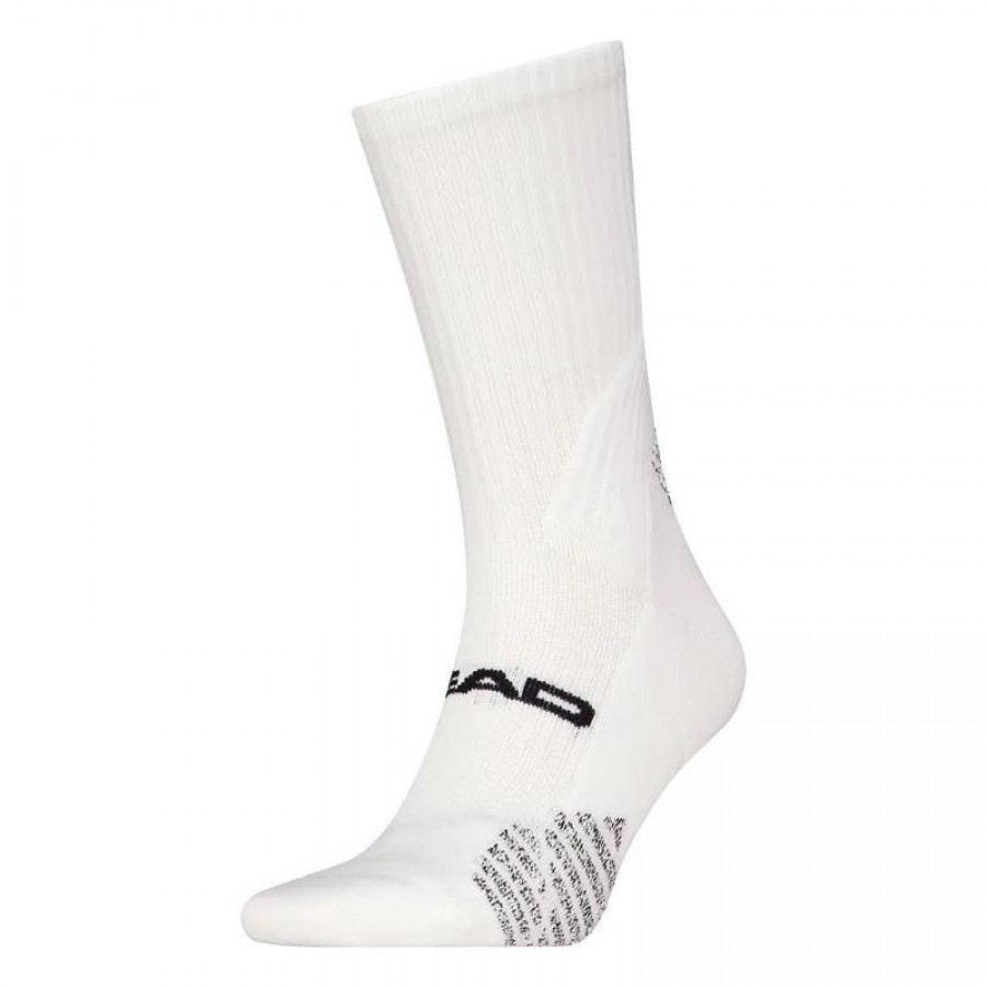 Meias Head Performance Padel Crew Branco 1 Par  Oferta + Barato