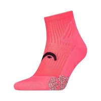 Calcetines Head Performance Padel Quarter Coral Fluor 1 Par  Oferta + Barato